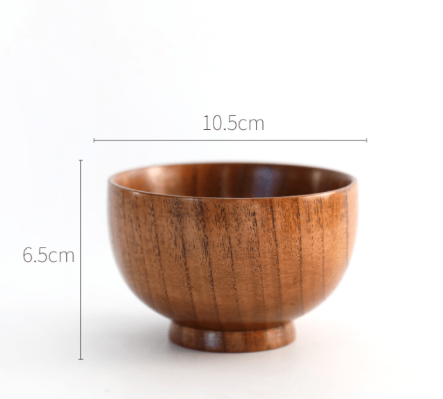 Wooden round wooden bowl - Nioor