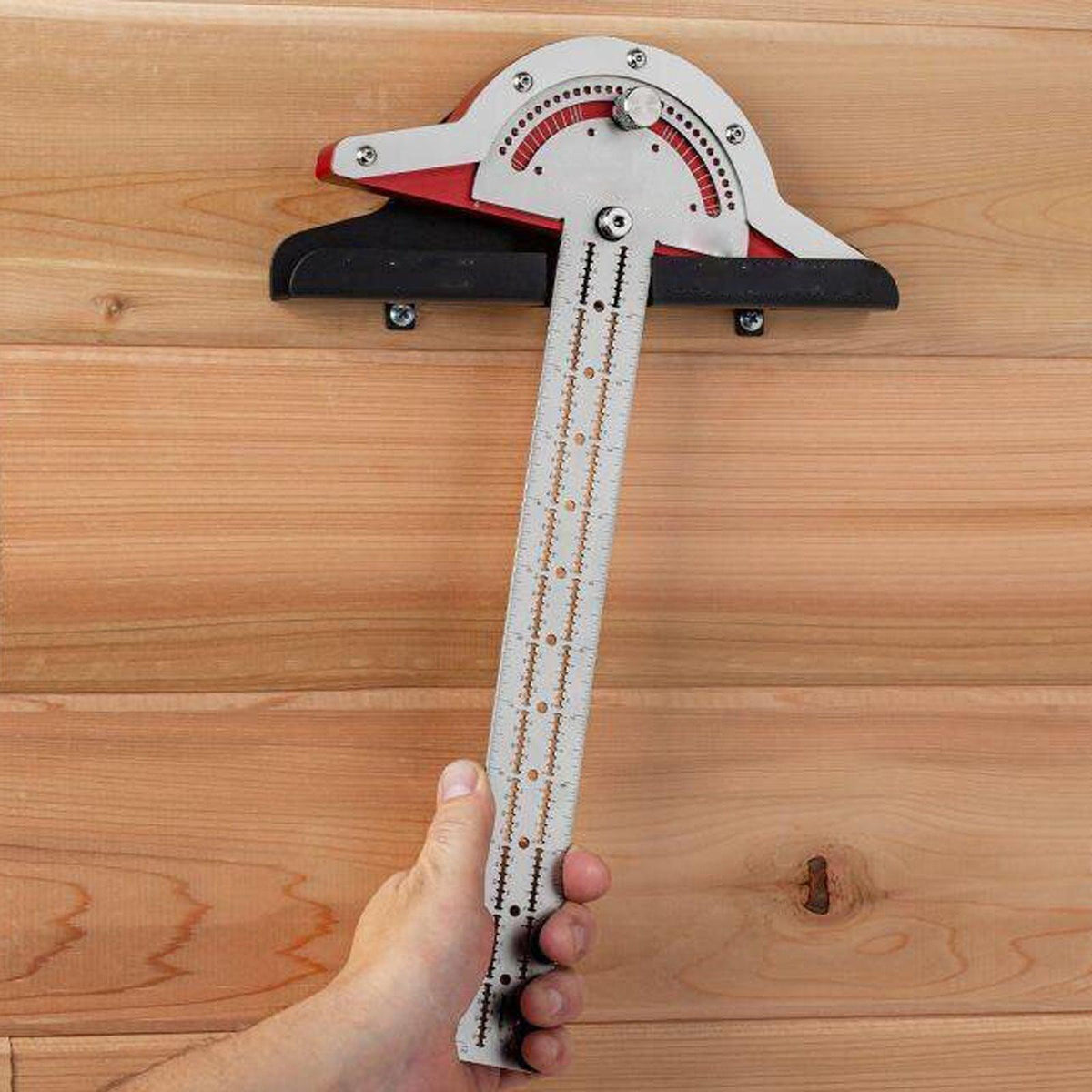 Woodworkers Edge Ruler Protractor Angle Protractor Two Arm Woodworking Ruler Measure Instruments Carpentry Tools - Nioor