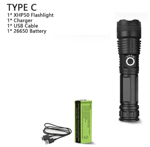 XHP70.2 Powerful Usb Led Flashlight - Nioor