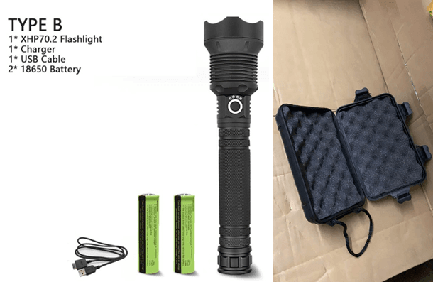 XHP70.2 Powerful Usb Led Flashlight - Nioor