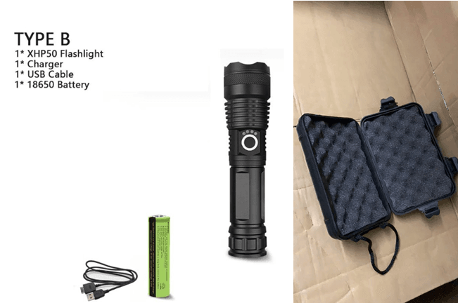 XHP70.2 Powerful Usb Led Flashlight - Nioor