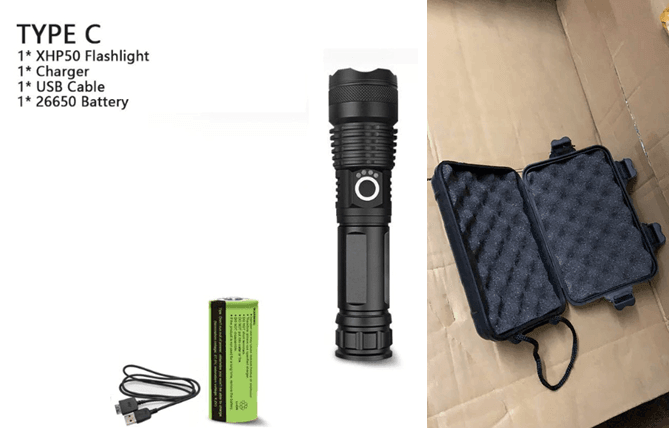 XHP70.2 Powerful Usb Led Flashlight - Nioor