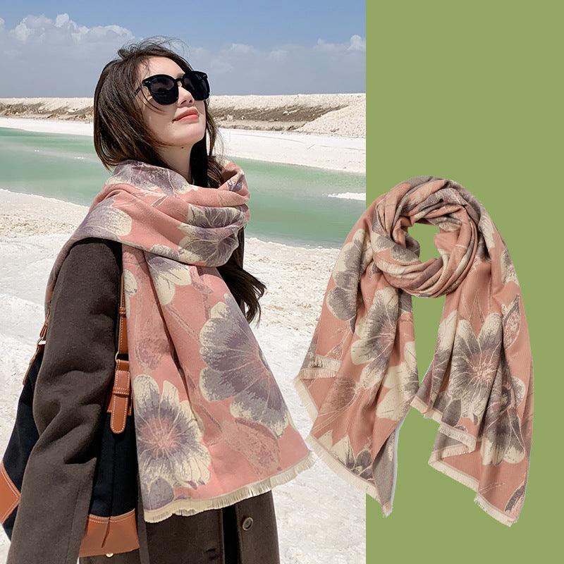 Yunnan Travel Wear Artificial Cashmere Scarf Women - Nioor