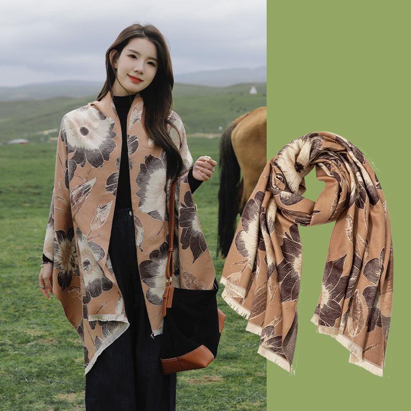 Yunnan Travel Wear Artificial Cashmere Scarf Women - Nioor