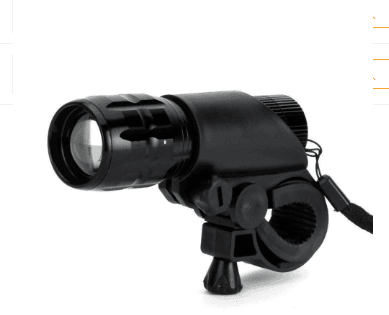 Zoom 3 gear strong light LED flashlight focusing outdoor bike mountain bike lamp 18500 AAA battery - Nioor