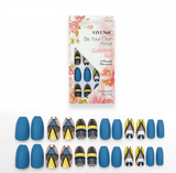 24 fake nails matte nail sheets - Nioor