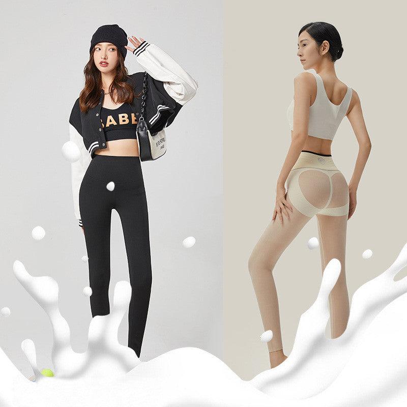 Autumn Winter Thickened 3D King Fried Latex Pants Waist - Nioor