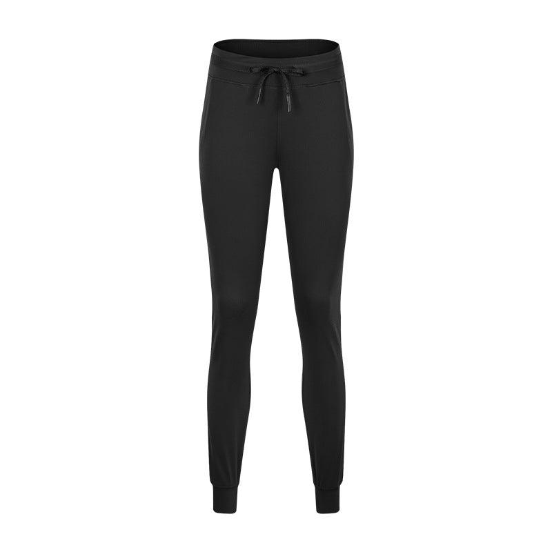 High-waist Yoga Women's Quick-drying Elasticated Slim Slimming Track Pants - Nioor