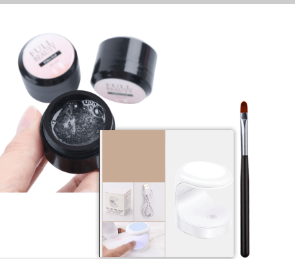 Creacked Repair Glue Nail Fiber Silk Extension Gel Fiberglass Poly UV Builder Gel Polish Manicure Art Prolonged Tool - Nioor