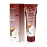 Cucumber Coconut Papaya Facial Exfoliating Gel Cream 100ml Body Cleansing - Nioor