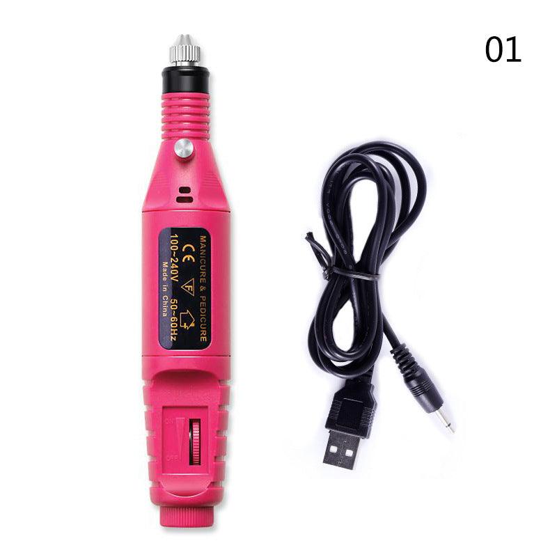 Electric Nail Drill Machine Manicure Machine Set USB Charging Mill Cutter For Manicure Nail File Pedicure Tool Nail Drill Set - Nioor