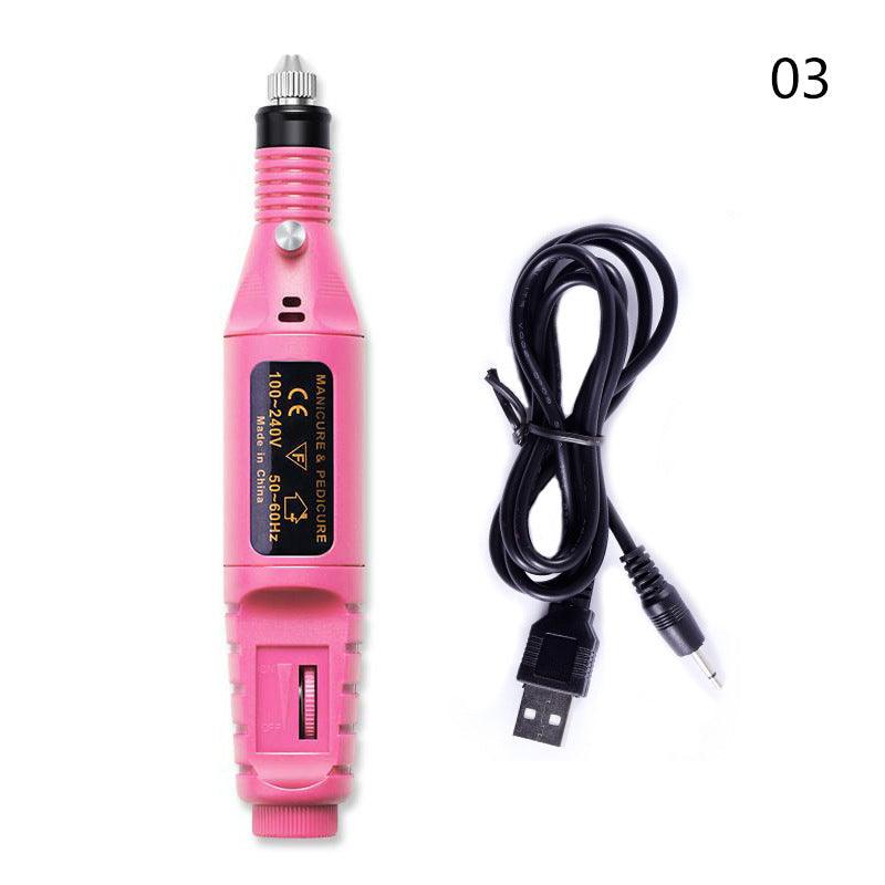 Electric Nail Drill Machine Manicure Machine Set USB Charging Mill Cutter For Manicure Nail File Pedicure Tool Nail Drill Set - Nioor