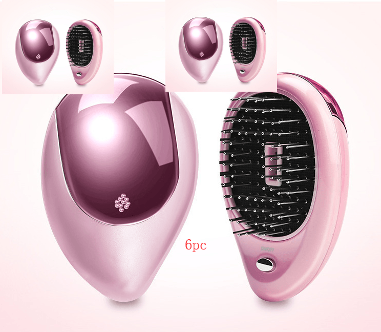 Electric Sound Wave Vibration Magnetic Massage Comb Portable Negative Ion Hair Comb - Nioor