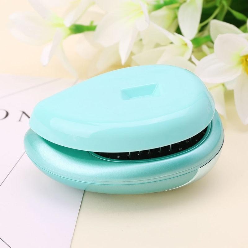 Electric Sound Wave Vibration Magnetic Massage Comb Portable Negative Ion Hair Comb - Nioor