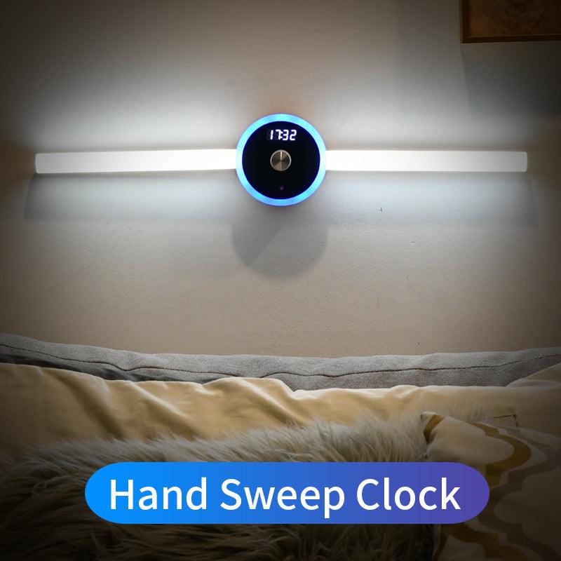 Smart Cabinet Light Clock Timing Sensor Light Removable LED Wardrobe Light Manual Sweep Switch Light - Nioor