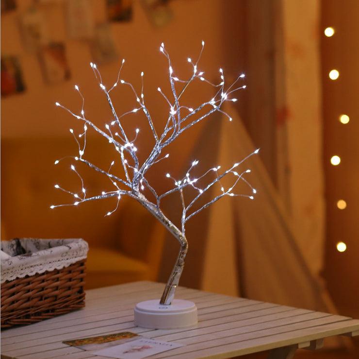 Tree Light Touch Switch Pearl Star Night Light - Nioor