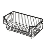 Wrought Iron Storage Basket Home Creative Storage Basket - Nioor